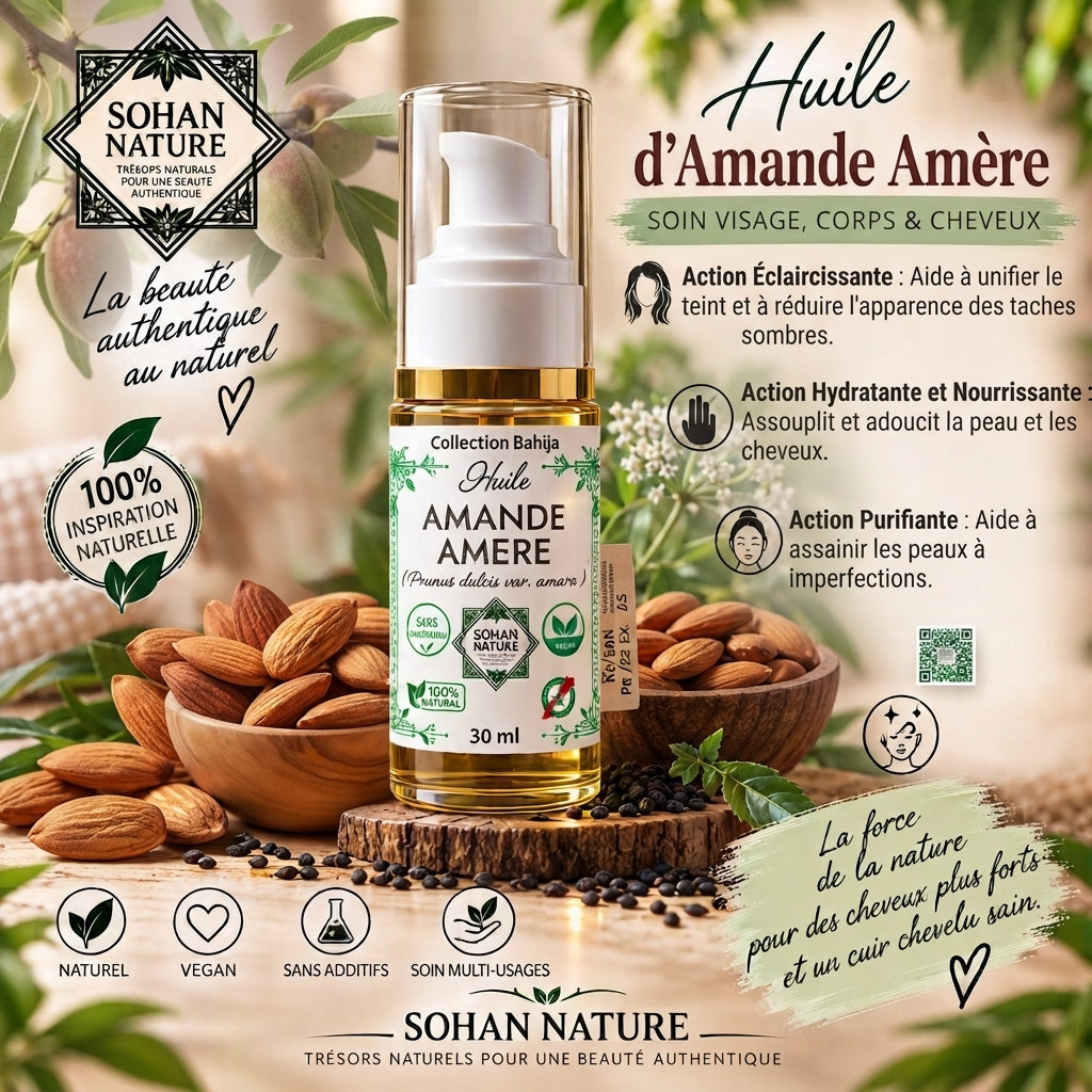 huile amande amere 30 ml