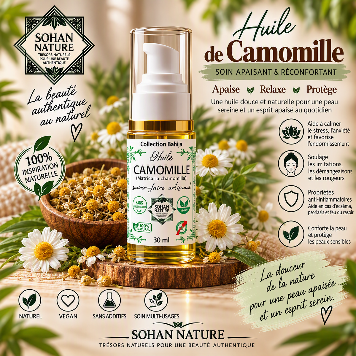 huile de camomille